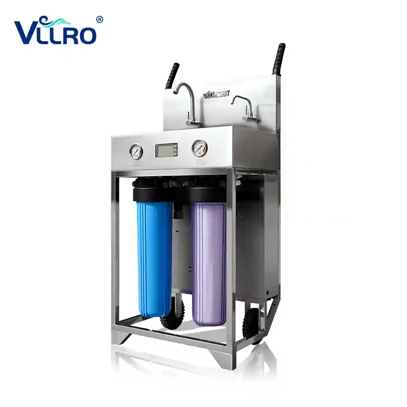 VLLRO உயர் திறன் கொண்ட மொபைல் RO நீர் சுத்திகரிப்பு அமைப்பு: வெளிப்புற குடிநீர் அணுகலின் வரம்புகளை உடைத்தல்